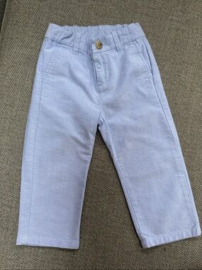 Janie and Jack Light Blue Chino-Style Kids Pants